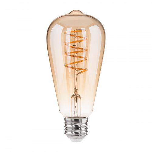 Лампа светодиодная филаментная диммируемая Elektrostandard BL160 E27 5W 2700K золотая 4690389073656