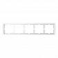 Рамка 5-постовая Schneider Electric Merten D-Life MTN4050-6535 - фото №1