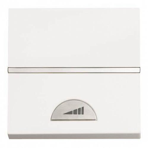 Диммер клавишный универсальный ABB Zenit альпийский белый 2CLA226010N1101