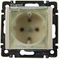 Розетка 2К+З Legrand Valena 16A 250V с/з со шторками крышкой винтовой зажим немецкий стандарт слоновая кость 774120 - фото №2
