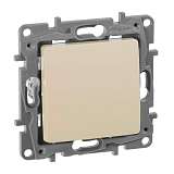 Переключатель одноклавишный промежуточный Legrand Etika 10A 250V слоновая кость 672309