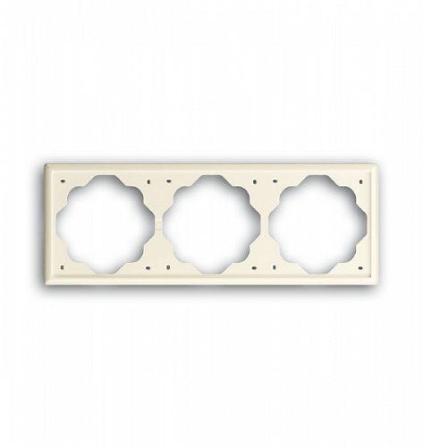 Рамка 3-постовая ABB Impuls слоновая кость 2CKA001754A4314