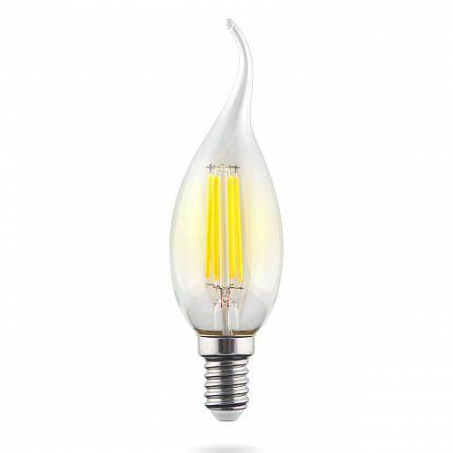 Лампа светодиодная филаментная Voltega E14 9W 2800К прозрачная VG10-CW1E14warm9W-F 7094