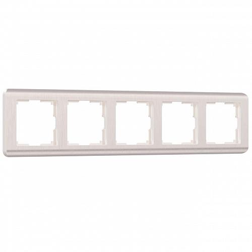 Рамка на 5 постов Werkel Stream перламутровый W0052113 4690389162534