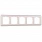 Рамка на 5 постов Werkel Stream перламутровый W0052113 4690389162534 - фото №1