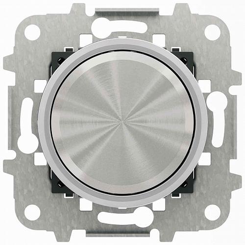 Диммер поворотный универсальный ABB Sky Moon хром 2CLA866000A1401