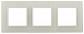 Рамка 3-постовая ЭРА Elegance 14-5103-02 Б0034507 - фото №1