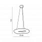 Подвесная люстра Azzardo Donut pendant 91 AZ2061 - фото №3