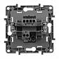 Выключатель кнопочный одноклавишный Legrand Etika 6A 250V алюминий 672414 - фото №3