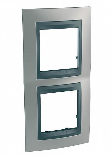 Рамка 2-постовая вертикальная Schneider Electric Unica Top MGU66.004V.239