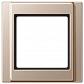 Рамка 1-постовая Jung A 500 шампань A581CH - фото №1