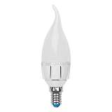 Лампочка Uniel LED-CW37-6W/NW/E14/FR ALM01WH