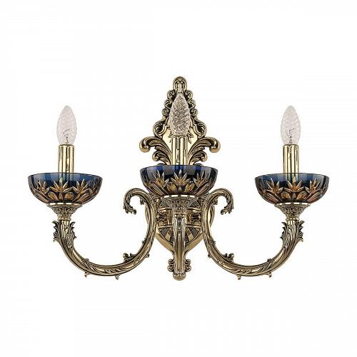 Бра Bohemia Ivele 7109B15/3/210 GB P Amber-Blue/H-1I