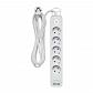 Удлинитель Duwi 2хUSB 5гн 3м с/з 32068 5 - фото №1