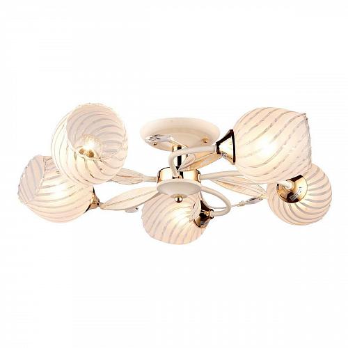 Потолочная люстра IMEX MD.0508-5-S WT+FGD