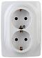 Розетка ЭРА 12 2x2P E Schuko 16A 250V 12-2006-01 Б0038808 - фото №1