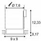 Встраиваемый светильник SLV SP Square 113217 - фото №2