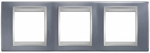 Рамка 3-постовая Schneider Electric Unica Top MGU66.006.097