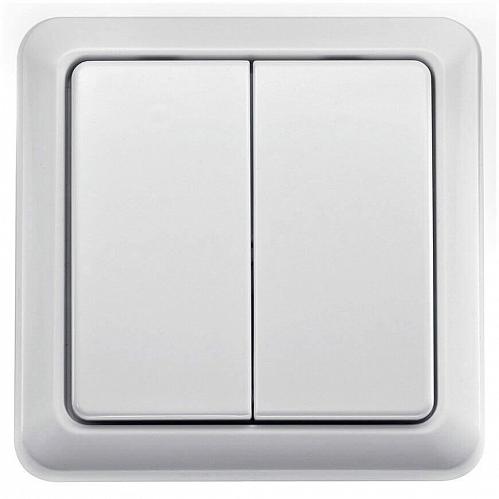 Радиовыключатель двухклавишный SLV Control 470819