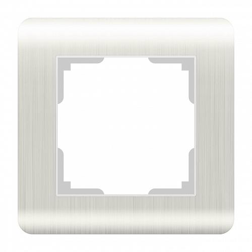 Рамка Werkel Stream на 1 пост перламутровый WL12-Frame-01 4690389123009