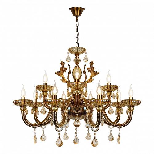 Подвесная люстра iLamp Asia 81069-8+4 BR