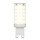 Лампа светодиодная Uniel G9 9W 3000K прозрачная LED-JCD-9W/3000K/G9/CL GLZ09TR UL-00006488