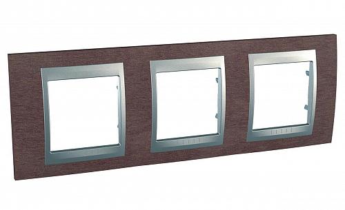 Рамка 3-постовая Schneider Electric Unica Top MGU66.006.0M4