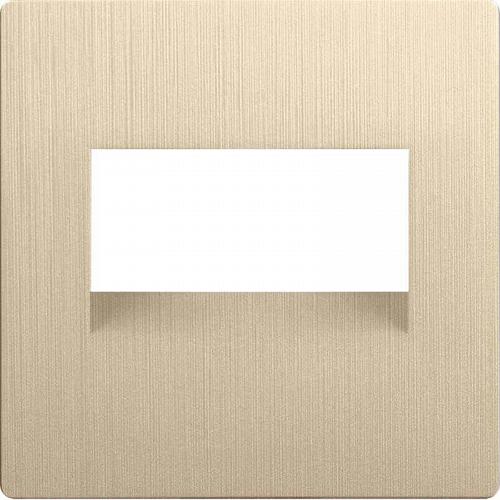 Накладка Werkel для двойной розетки Еthernet RJ-45 шампань рифленый WL10-RJ45+RJ45-CP 4690389128349