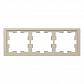 Рамка 3-постовая Schneider Electric Merten D-Life MTN4030-6533 - фото №1