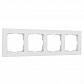 Рамка Werkel Hammer на 4 поста белый W0042401 4690389163463 - фото №1