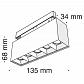 Трековый светодиодный светильник для магнитного шинопровода Maytoni Track lamps TR014-2-10W3K-B - фото №2