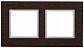 Рамка 2-постовая ЭРА Elegance 14-5302-10 Б0034575 - фото №1