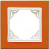 Рамка 1-постовая Efapel Logus 90 Animato оранжевый/лед 90910 TJG