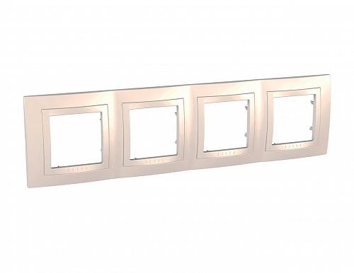 Рамка 4-постовая Schneider Electric Unica MGU2.008.25