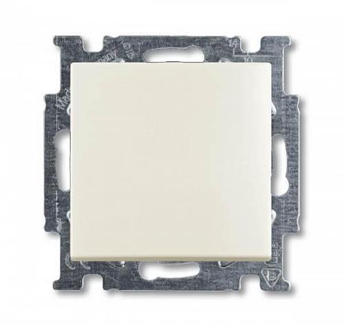 Выключатель кнопочный одноклавишный ABB Basic55 10A 250V слоновая кость 2CKA001413A1083