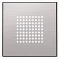 Лицевая панель ABB Sky динамика нержавеющая сталь 2CLA852900A1401 - фото №1