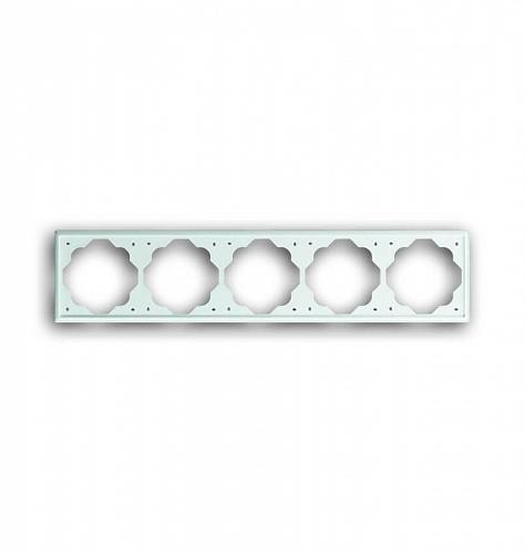 Рамка 5-постовая ABB Impuls альпийский белый 2CKA001754A2452