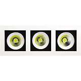 Встраиваемый светодиодный светильник Horoz Sabrina 3X8W 6400К белый 016-023-0024 HRZ00000269