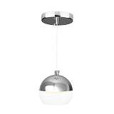 Подвесной светодиодный светильник Elektrostandard DLS023 9W 4200K белый/хром a047803