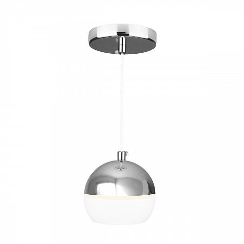 Подвесной светодиодный светильник Elektrostandard DLS023 9W 4200K белый/хром a047803