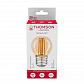 Лампа светодиодная филаментная Thomson E27 9W 2400K шар прозрачная TH-B2127 - фото №4