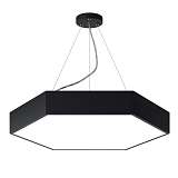 Подвесной светодиодный cветильник Geometria ЭРА Hexagon SPO-121-B-40K-038 38Вт 4000К черный Б0050551