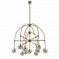 Подвесная люстра Crystal Lux Truena SP-PL6+3+1 Bronze - фото №1