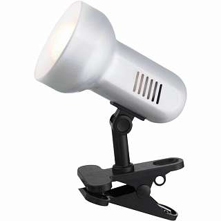 Настольные лампы на прищепке серого цвета