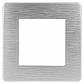 Рамка 1-постовая ЭРА 12 сатин алюминий 12-5101-03 Б0052501 - фото №1