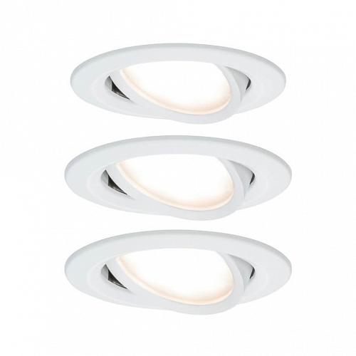 Встраиваемый светодиодный светильник Paulmann Nova Coin Led 93449