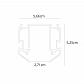 Профиль для накладного магнитного шинопровода Arte Lamp LINEA-ACCESSORIES A620205 - фото №2