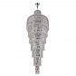 Каскадная люстра Crystal Lux Lirica SP40 D700 Chrome/Gold-Transparent - фото №1