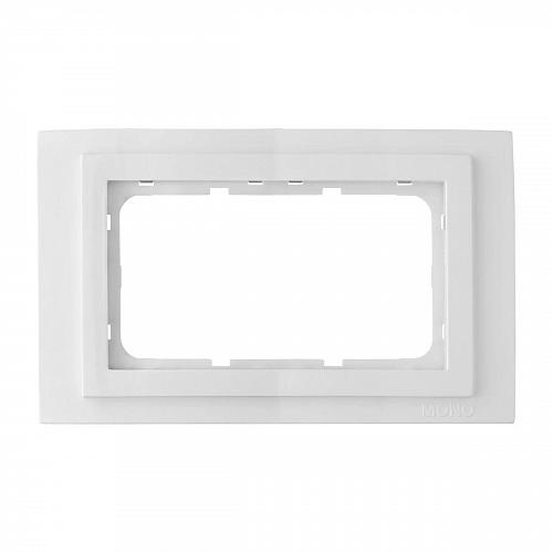 Рамка 2-модульная Mono Electric Despina белый 102-190000-165