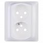 Лицевая панель Legrand Galea Life розетки 2х2К белая 771035 - фото №1